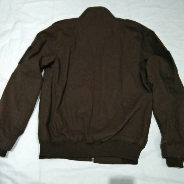 jacket us army dark brown canvas sweading