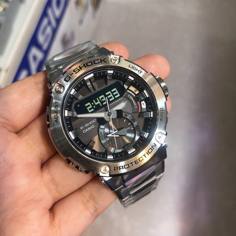 G-Shock GST-B200D-1ADR GSTB200D G-Steel Bluetooth Carbon Core Guard Bracelet Serie