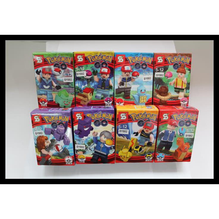 SY620 Lego Figure Pokemon Go 8PCS/Set