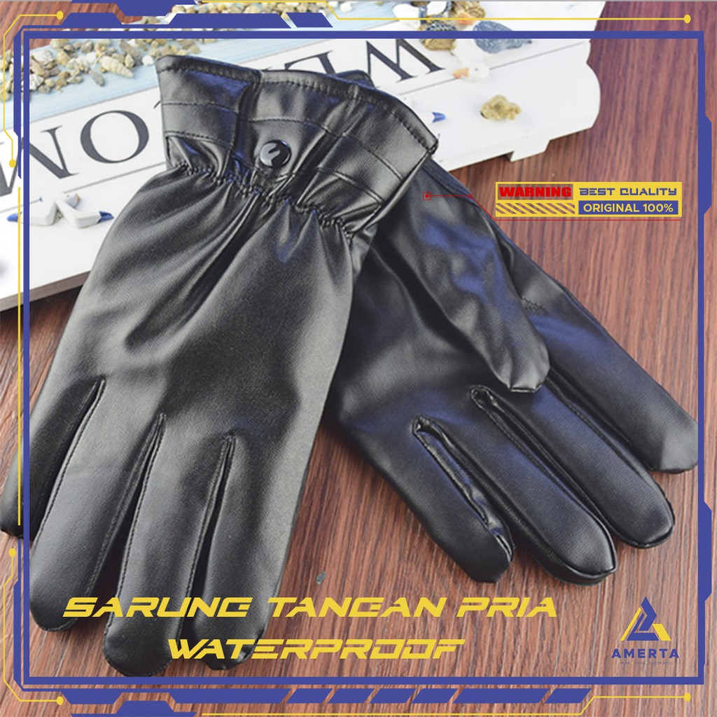 Sarung Tangan Motor Waterproof Touchscreen