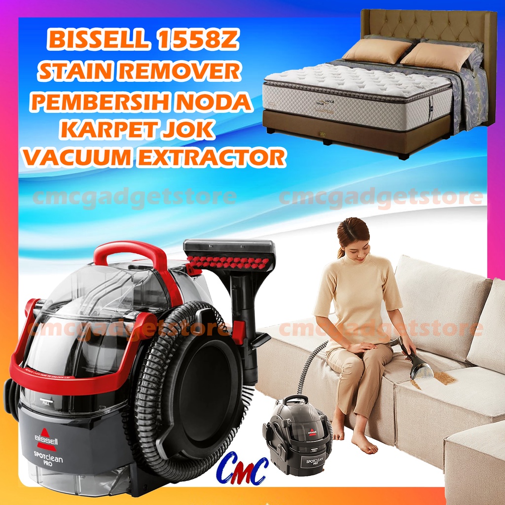 Bissell 1558Z Vacuum Extractor Cleaner Pembersih Karpet Ekstraktor Kasur Sofa Ranjang Portable Vakum Cuci Basah