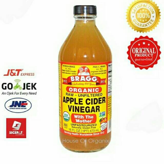 

BRAGG APPLE CIDER VINEGAR CUKA APEL ACv 473 ML