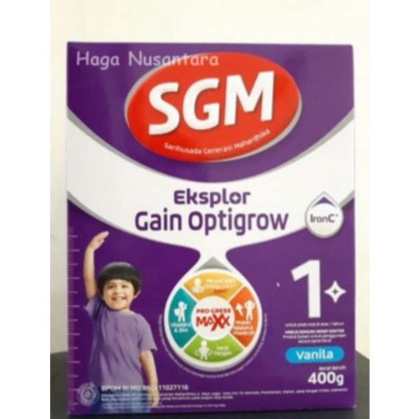SGM Gain Optigrow 1+ Formula Susu Kusus