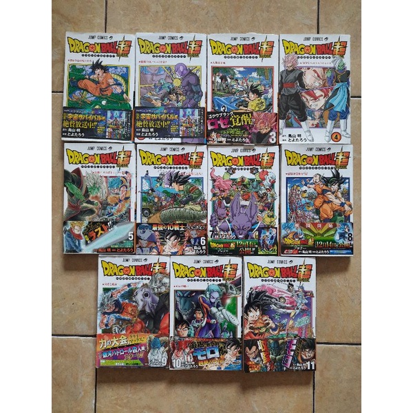 Komik Import Jepang Dragon Ball Super 1-11 Jump Comics Toyotarou Akira Toriyama