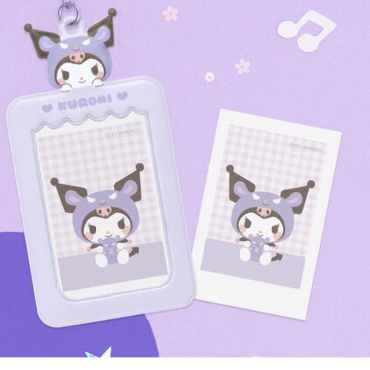 Siap Kirim.. [READY] SANRIO JAPAN & KOREA | Photocard Holder Keyring Kuromi / Cinnamonroll / Pochacc