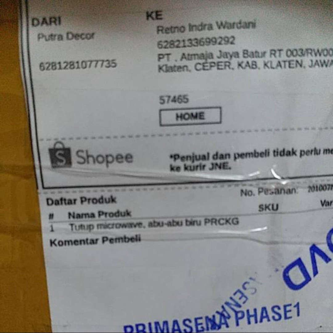 Tutup Microwave , Peralatan Dapur  Peralatan Masak Abu-abu Biru 26x9 Cm Pr589