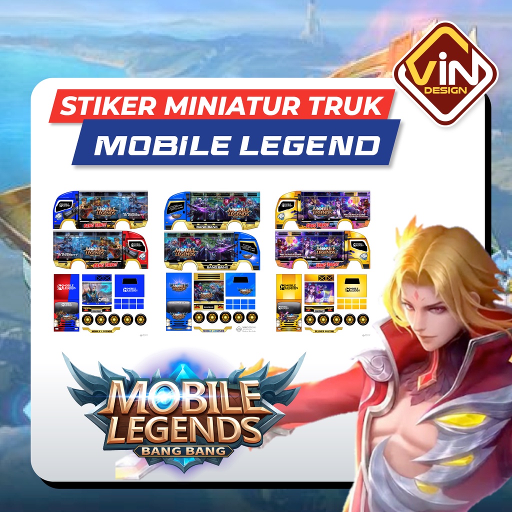 STIKER MINIATUR TRUCK - MOBILE LEGENDS