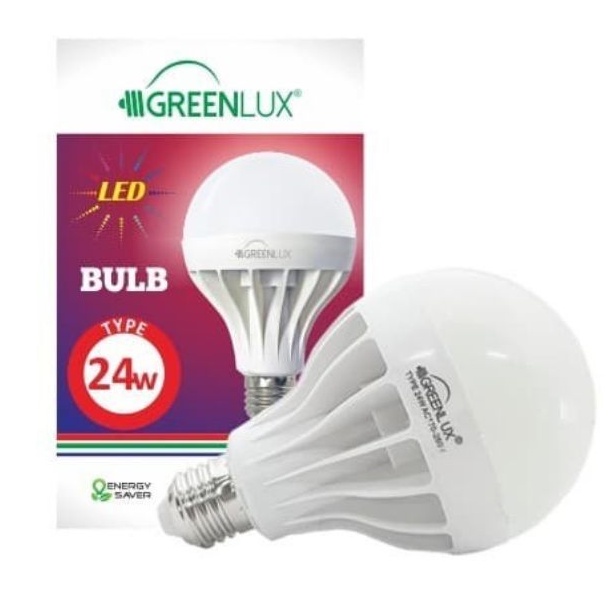 Lampu bohlam LED 24 WATT GREENLUX energy saving E27 putih white