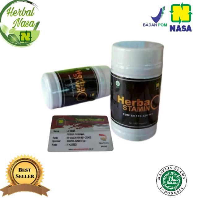 HERBASTAMIN Herbal Asli Original Nasa Penambah Stamina Pria