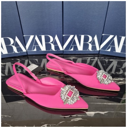 Zara FLAT SHOES | Zara Shoes | Sepatu Zara IMPORT 2016 SEPATU FLAT WANITA ZARA Sepatu Zara Shimmery Flat ZR-184-6032 - 2330