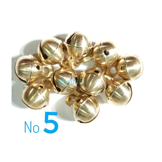 Jual 10biji Klintingan krincingan lonceng no5 kuningan lonceng hewan