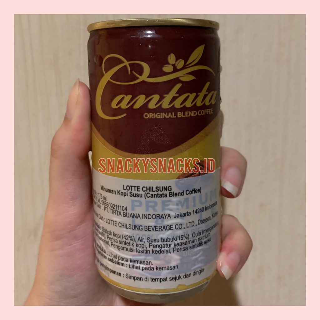 

LOTTE Chilsung Cantata Original Blend Coffee 175 ML / Minuman Kopi Susu Korea