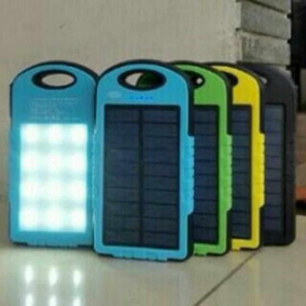 ORIGINAL Powerbank Solar LED Energi Matahari Lampu Emergency PowerBank solar led xiaomi 99000mah HO