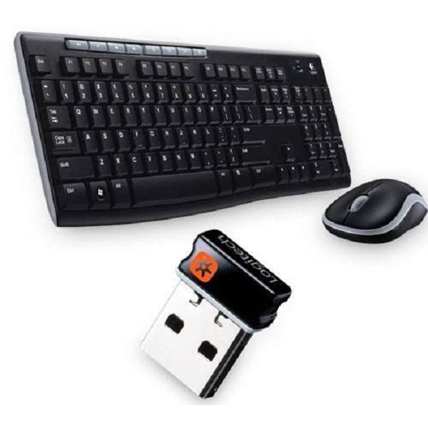 Keyboard &amp; Mouse Wireless Combo Logitech MK270r MK270 100% ORIGINAL - HITAM