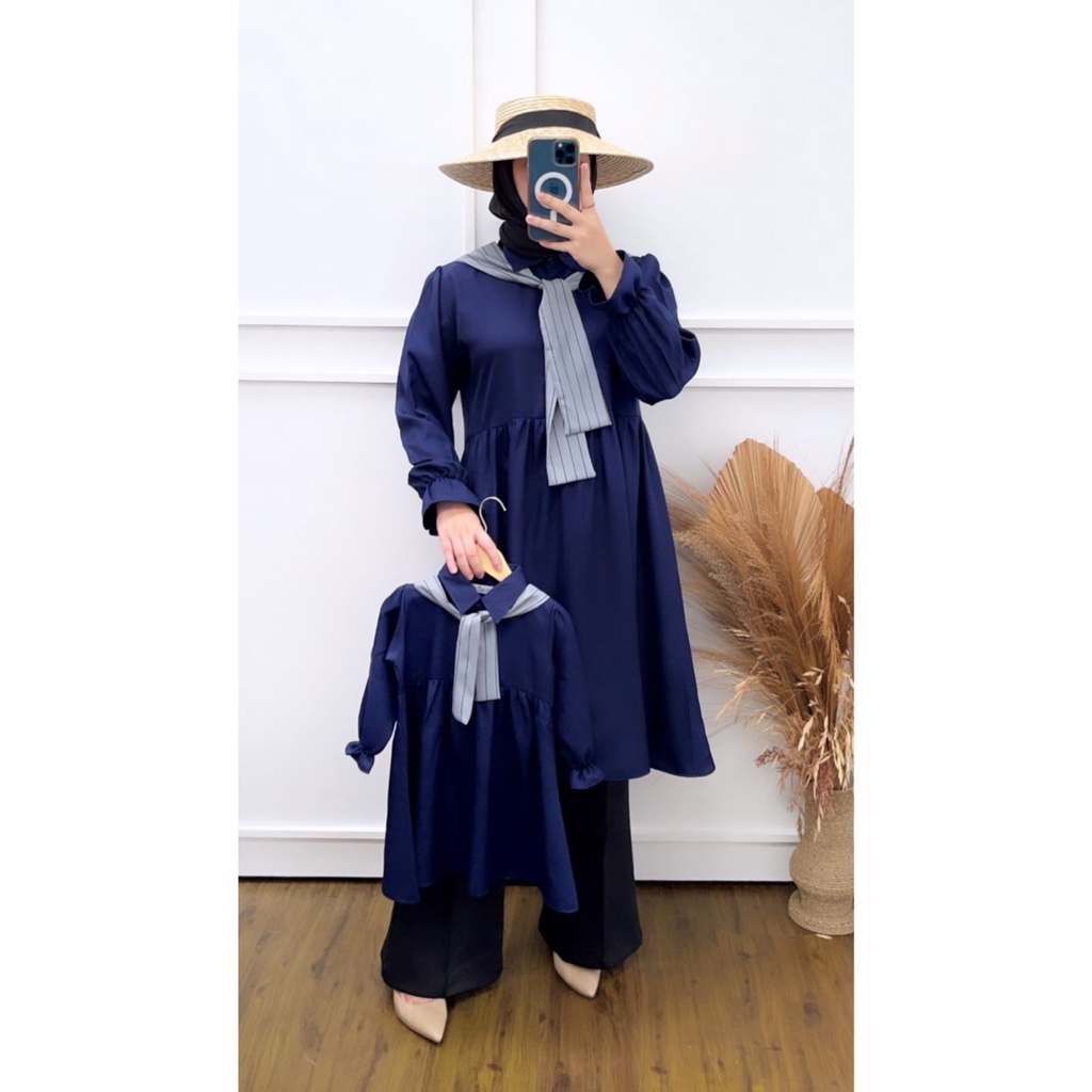 FIKA Couple Mom n Kids (Bisa couple & terpisah)-Navy