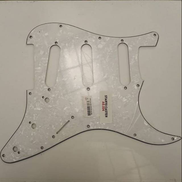Pickguard Guitar Stratocaster White Pearl