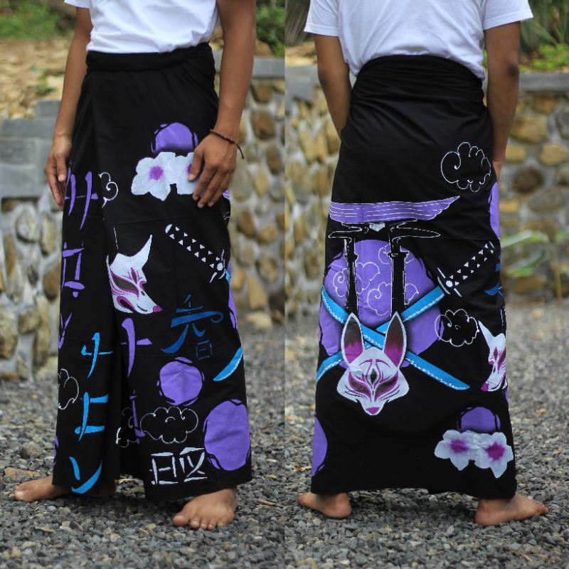 SARUNG LUKIS ORIGINAL / SARUNG BATIK LUKIS / SARUNG KANG SANTRI