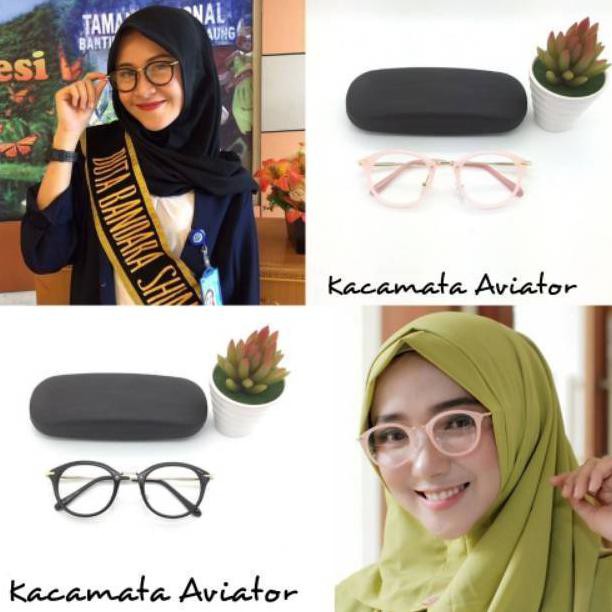 Frame Minus |Frame Antiradiasi | Kacamata Wanita | Kacamata Bulat | Frame Kacamata | Kacamata