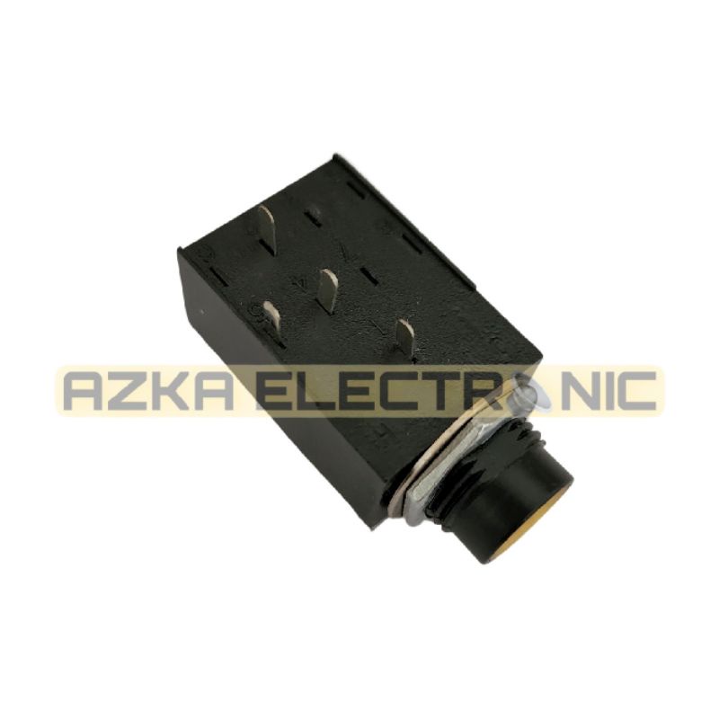 Socket Soket Akai Mono Segi 4 Pin Transparan