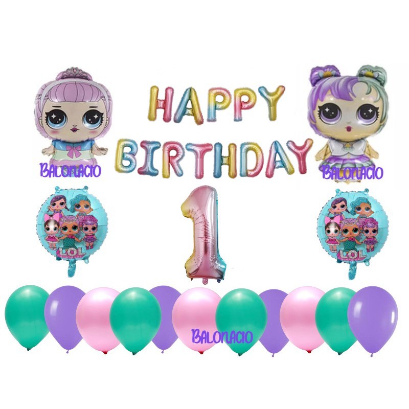 PAKET ULANG TAHUN LOL / BALON LOL