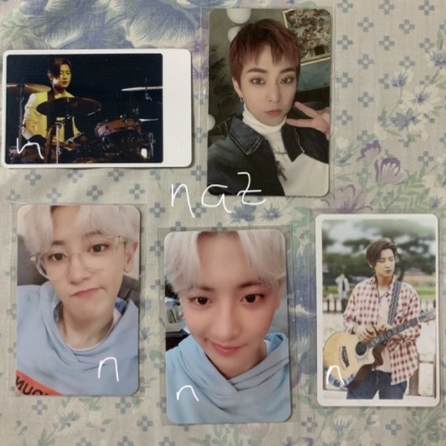 Chanyeol xiumin photocard The Box photo ticket welkit welcome kit vivace card pc