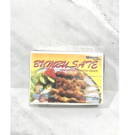 

Hanya hari ini Bumbu Sate 200 gram, Wayang brand, kwalitas export, minimum order 2 pack ,,