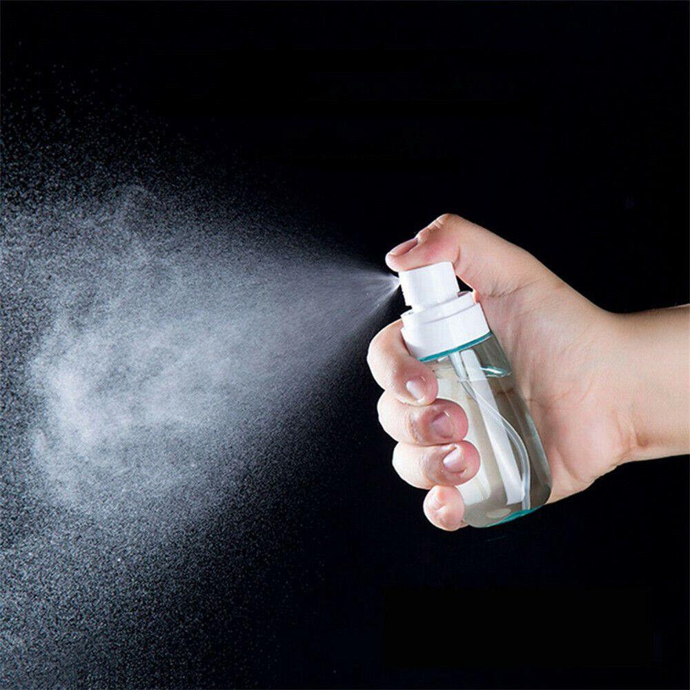 Solighter Botol Spray Kosong Transparan Travel Squeeze Disinfectant bottle