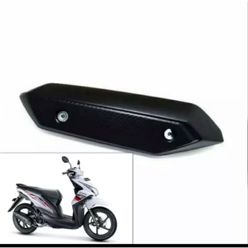 Tameng Knalpot BEAT NEW FI 2012 - 2013 -2014-2015 Cover / tutup tameng knalpot motor beat fi 2015