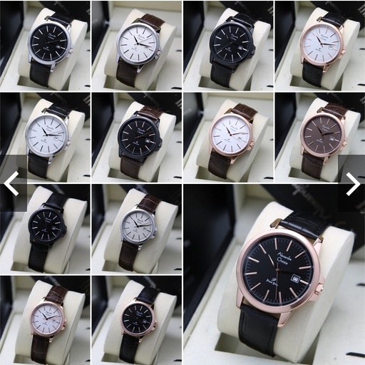 Alexandre Christie AC 1008 Kulit Jam Tangan Pria Wanita Original Garansi 1 Tahun