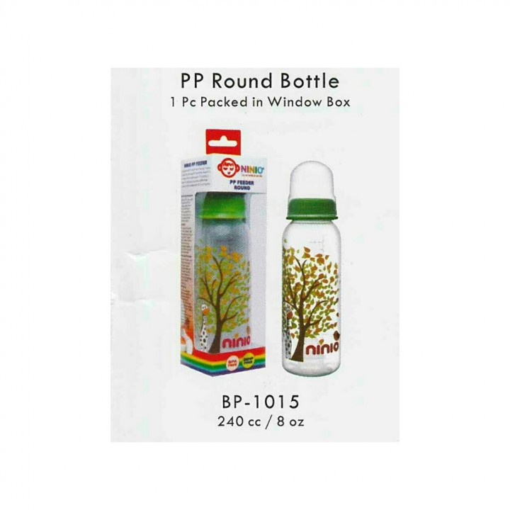 Botol Susu Ninio PP Feeder Round 240ML Botol Susu Bayi