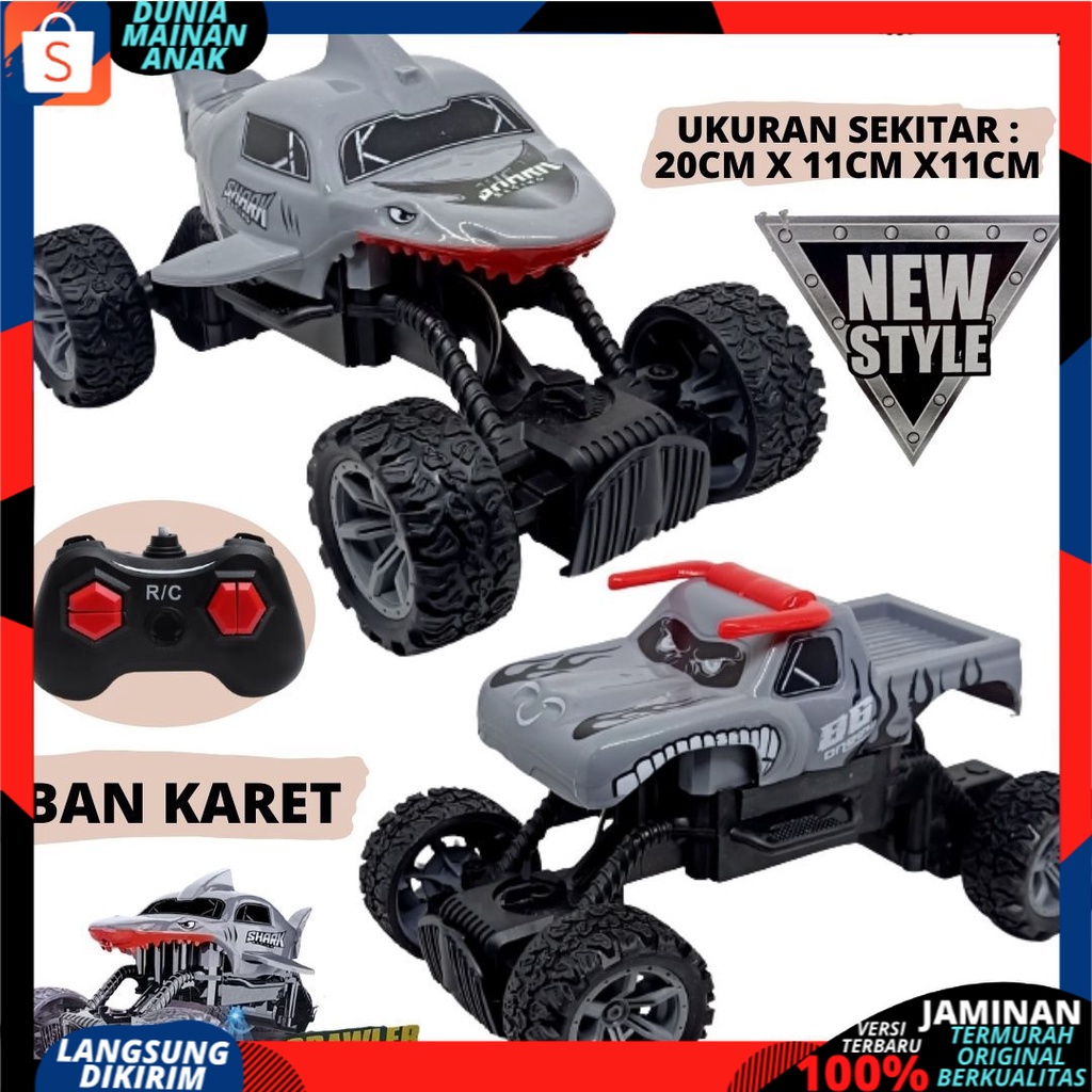 Mobil Remote Control 2Wd Rock crawler Monster Truck  Mainan Remote Control Offroad RC Climbing car