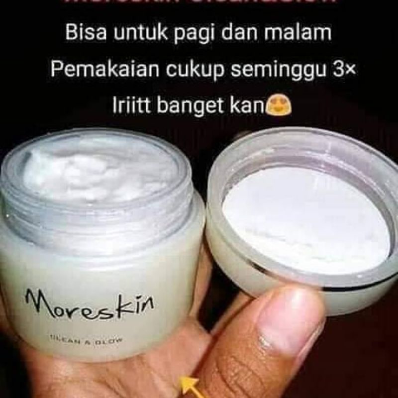 Moreskin clean and glow nasa