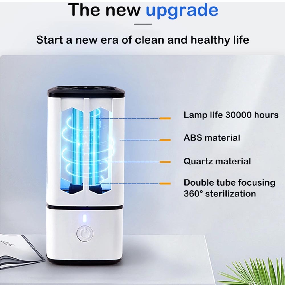 UV Portable Disinfection Lamp - Mensterilkan Ruangan, bisa untuk Mobil, HP Dan bisa untuk Permukaan Lainnya