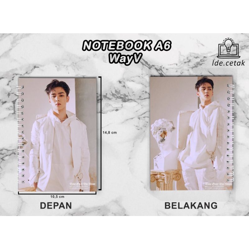 

[TERLARIS] Notebook WayV Unofficial A6 / Buku Diary Notes A6 Kpop Murah | BACA DESKRIPSI !!