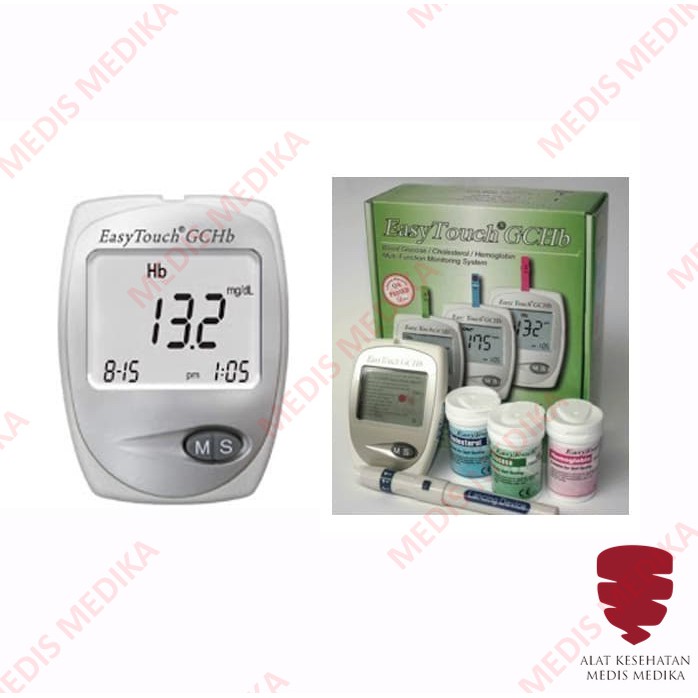 Alat Easy Touch GCHb Easytouch Glukosa Cholestrol Hemoglobin GHC GCH Multi Function 3in1 3 in 1