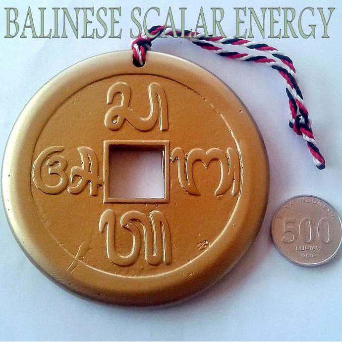 Monggo] Fengshui Pis Bolong Bali Scalar Energy Big Size