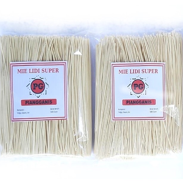 MIE LIDI MENTAH PG / MIE LIDI BANDUNG / MIE LIDI PIANGGANIS