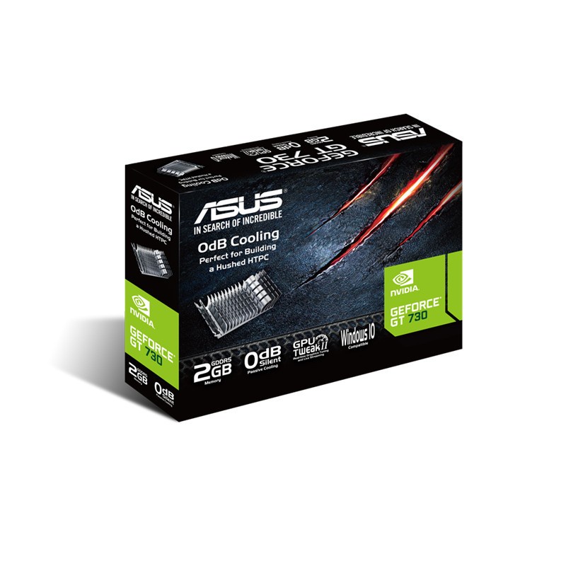 VGA ASUS GeForce GT 730 /GT730 SL 2GB DDR5 - LP Graphics Card Silent