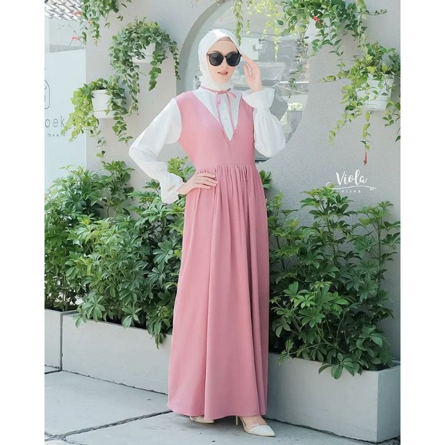 gamis viola emira dress.ori viola