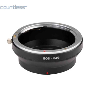 Eos-m4 / 3 Ring Adapter Lensa Kamera Canon EOS EF Ke Olympus Micro 4 / 3 (countless.id)