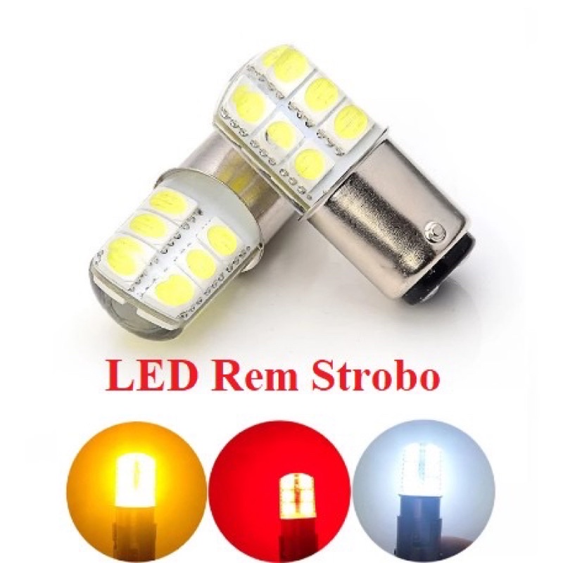 LAMPU STOP REM JELLY 18 LED BOHLAM BHOLAM STOP JELLY 18 MATA FLASH KEDAP KEDIP