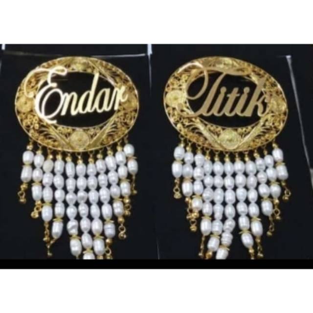 Bros tembaga mutiara