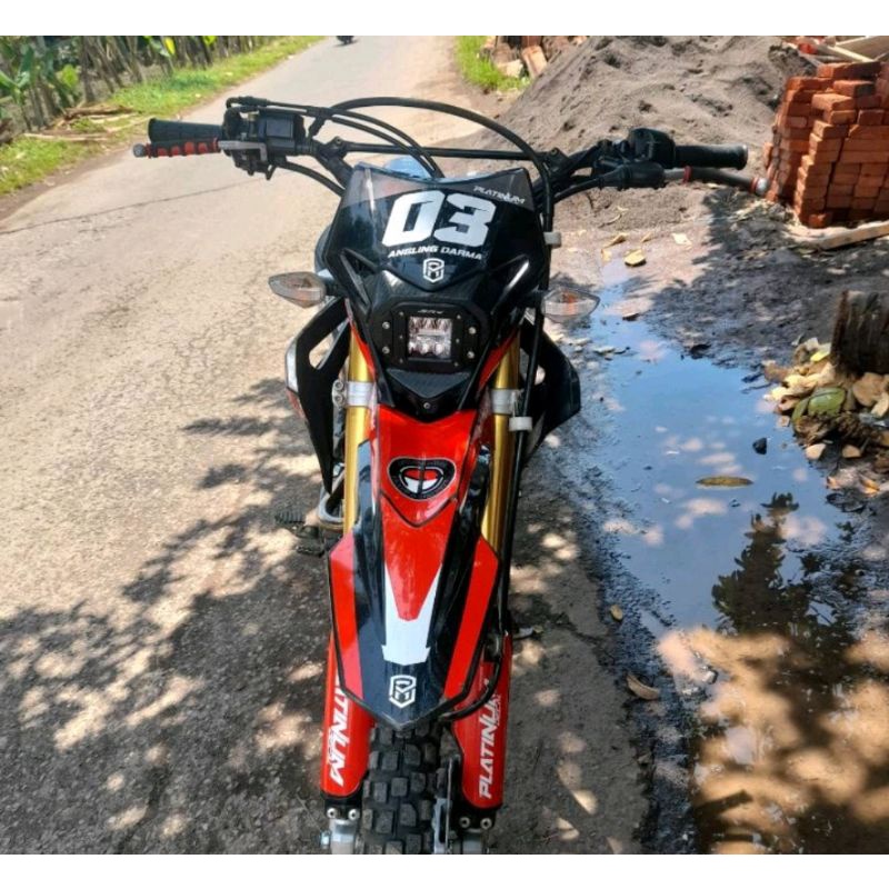 lampu depan, lampu utama klx, crf, cross, supermoto full LED