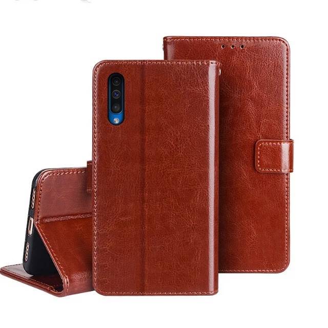 SAMSUNG A70 / A71 / A50 / A51 / A31 / A30 / A20 / A10  FLIP COVER WALLET LEATHER STANDING CASE SARUN