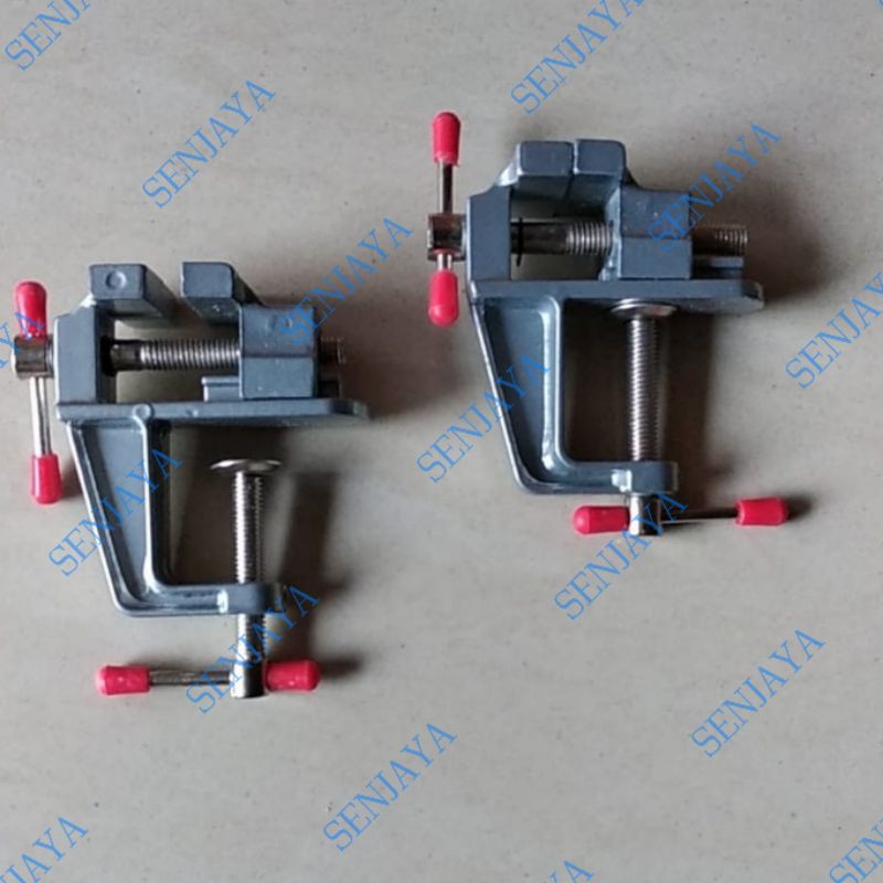 Mini clamp meja klem catok ragum jepit catok meja klem serba guna
