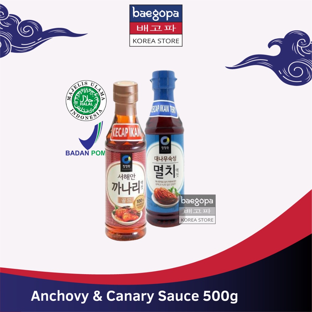 

DAESANG KECAP IKAN Untuk Kimchi Anchovy & Canary Sauce 500 ml /Sauce Ikan Chung Jung one