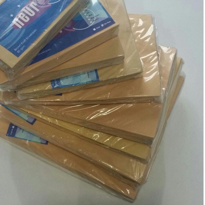 

PROMO BESAR KODE-597 [PER PACK] Amplop Coklat Uk. Super Cabinet Neuro ( 14 x27 cm ) SEAL