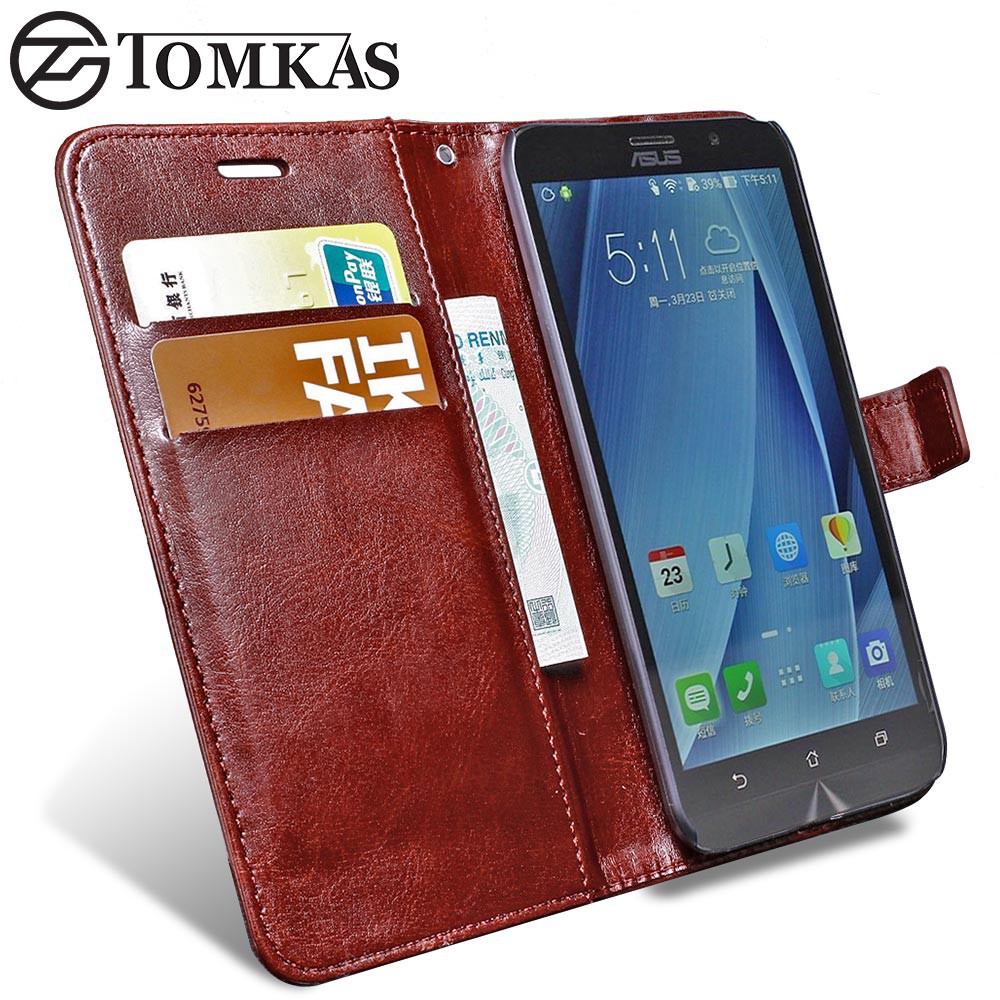 Flip Wallet Leather Phone ASUS ZenFone 2 Laser ZE500KL Lazer ZE500KG