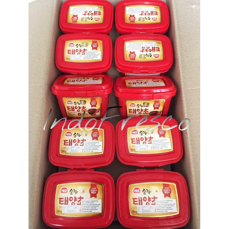 

SAJO GOCHUJANG / SAMBAL PASTA KOREA/ HOT PEPPER PASTE- 500GR