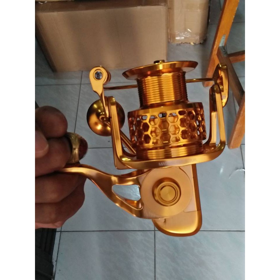 REEL PANCING REEL METAL REEL KUAT ANYFISH METAL X 6000 REL MURAH